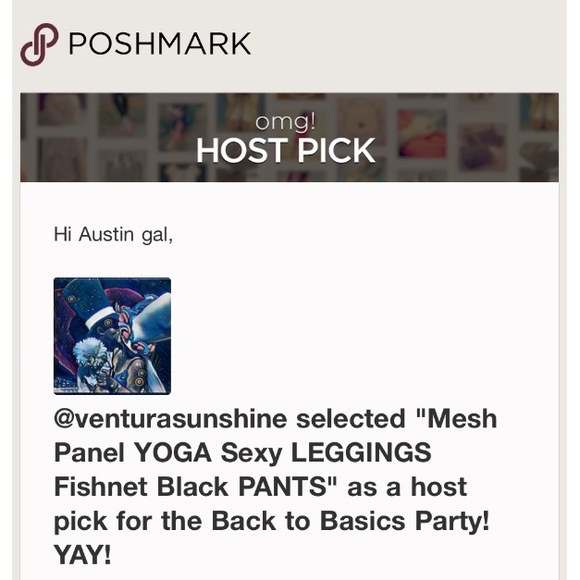 Mesh Panel YOGA LEGGINGS Black PANT - Picture 6 of 6